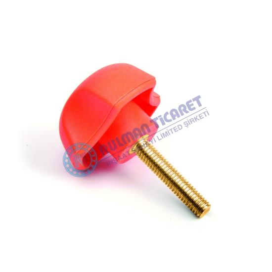 PYCPt 631030 PLASTİK YONCA CIVATALI PİRİNÇ Turuncu